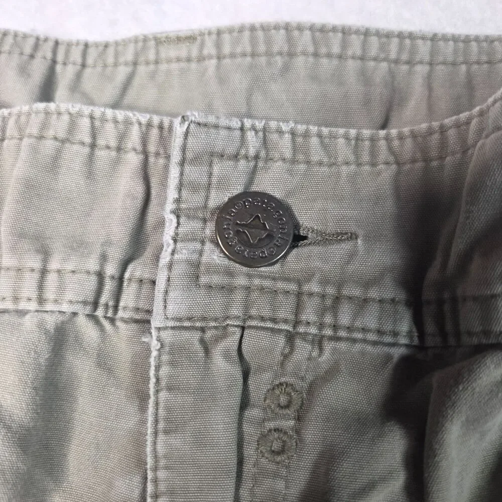 Patagonia Organic Cotton Cargo Shorts Men's Size 33 Khaki Hiking Utility